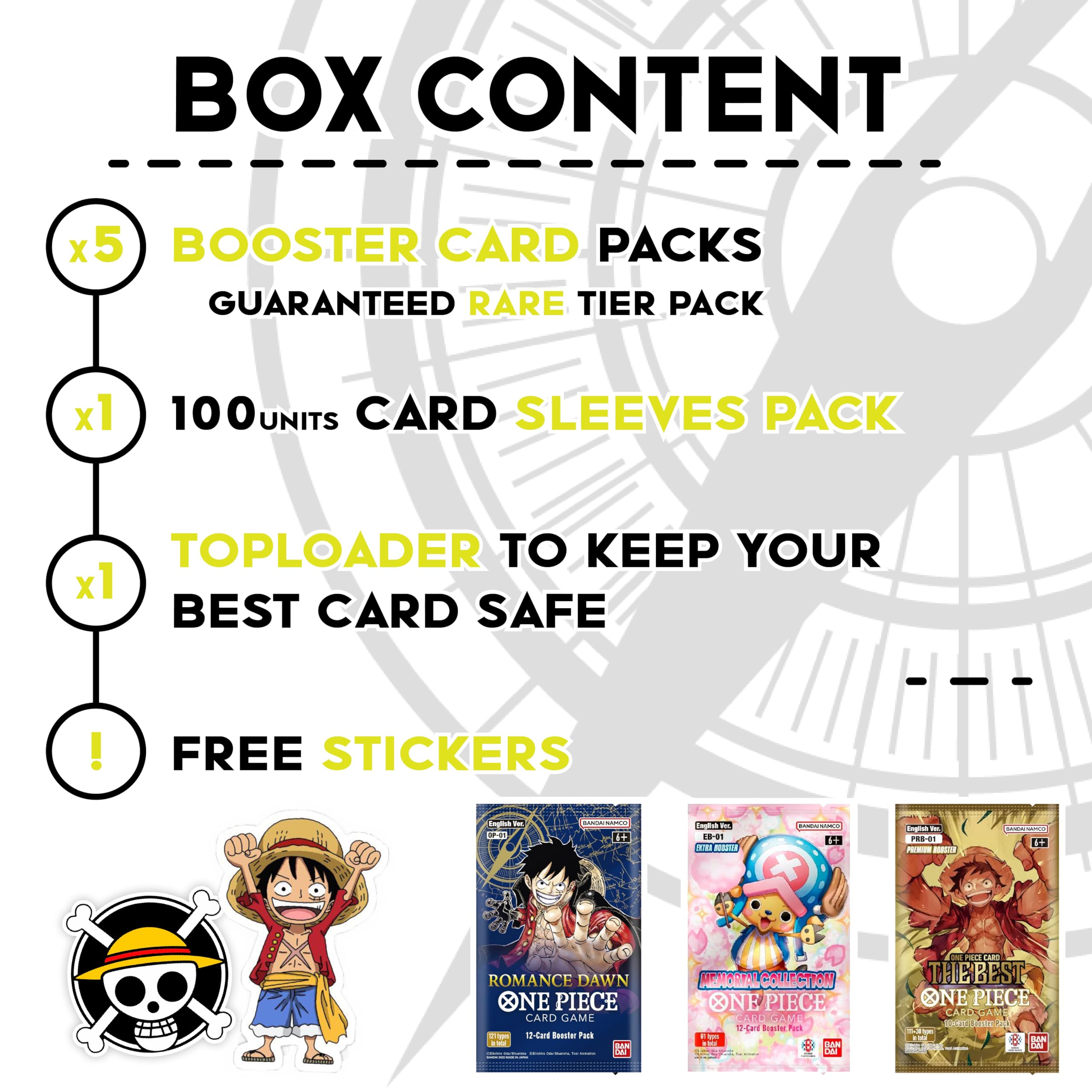 Amazon.com: Epic Boosters One Piece TCG Mystery Box (5 English